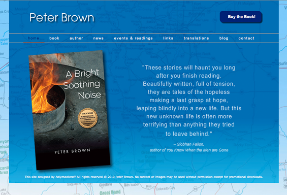 Peter Brown Fiction Website